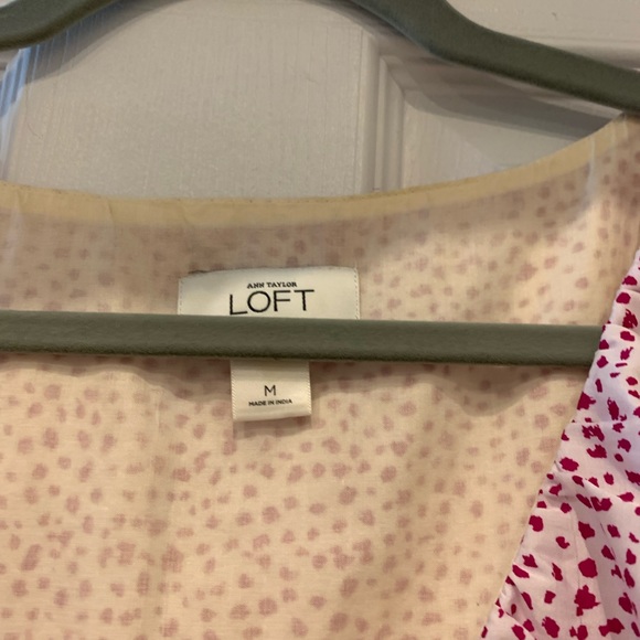 Loft size medium ruffled summer dress - Picture 2 of 2